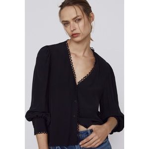 Zara flowy blouse NWT XS
